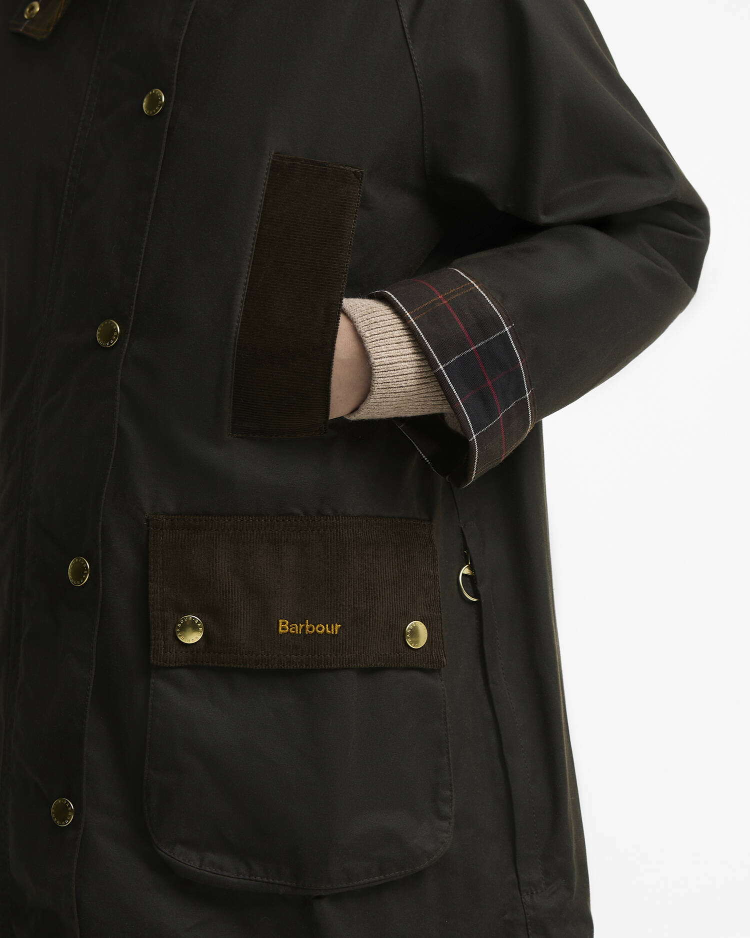 Barbour Icons Modern Beaufort Wax Jacket Olive Classic-Coats-West of Woodward Boutique-Vancouver-Canada