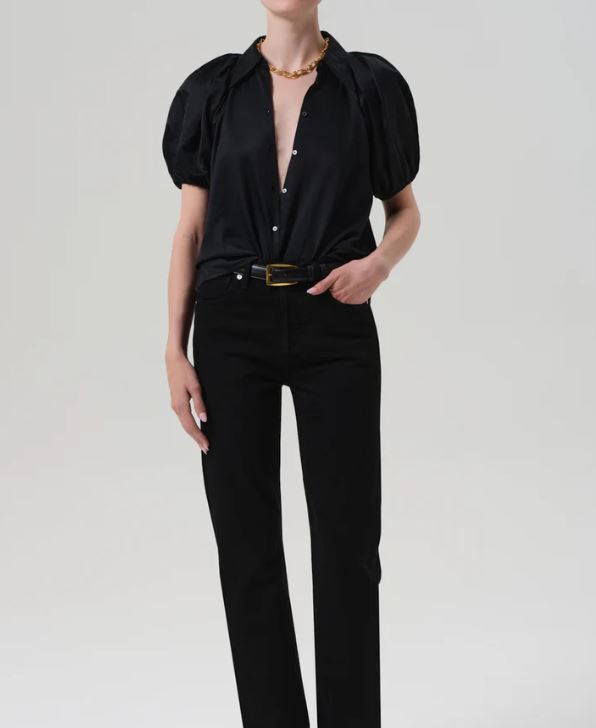 COH Leila Blouse Black-Shirts-West of Woodward Boutique-Vancouver-Canada