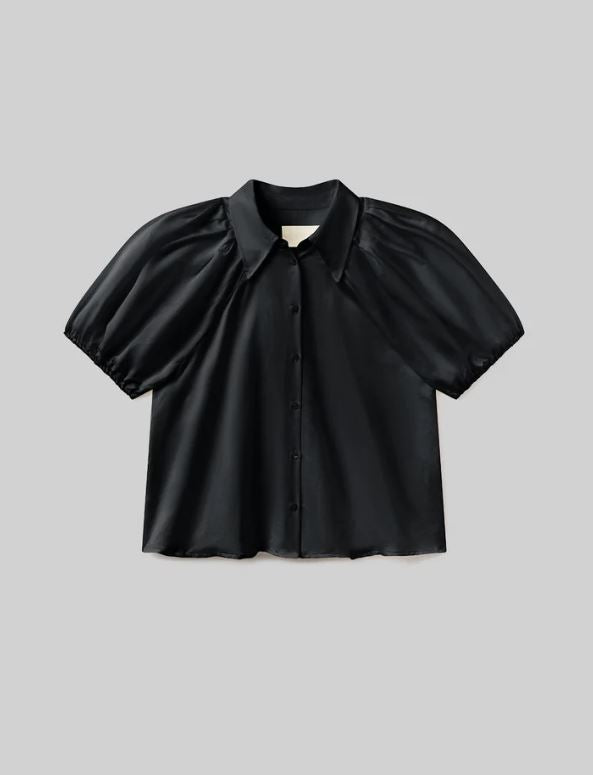 COH Leila Blouse Black-Shirts-West of Woodward Boutique-Vancouver-Canada