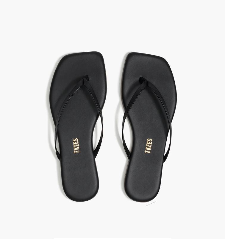 Tkees Square Toe Lily Sandal Black-Sneakers-West of Woodward Boutique-Vancouver-Canada