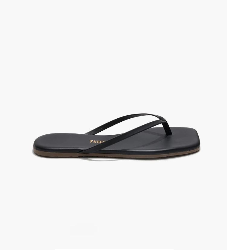 Tkees Square Toe Lily Sandal Black-Sneakers-West of Woodward Boutique-Vancouver-Canada