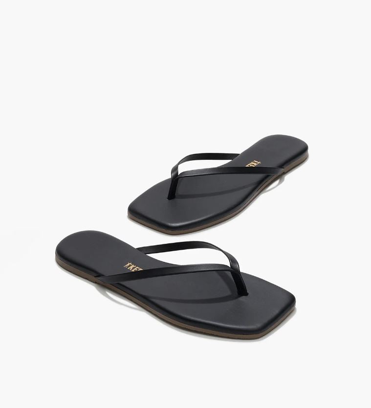 Tkees Square Toe Lily Sandal Black-Sneakers-West of Woodward Boutique-Vancouver-Canada
