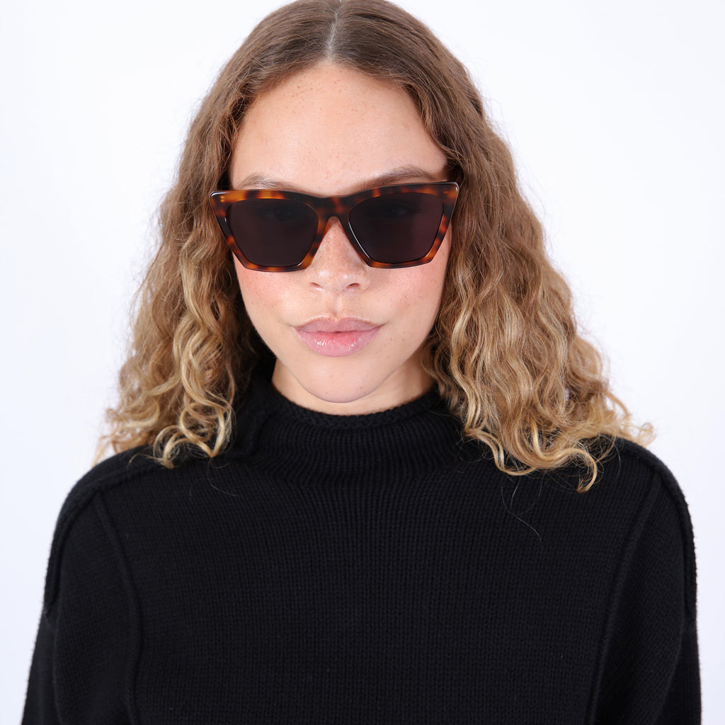 Illesteva Lisbon Sunglasses Havana-Accessories-West of Woodward Boutique-Vancouver-Canada