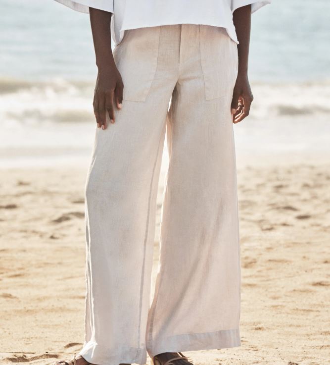 Frank &amp; Eileen Madeline Patch Pocket Pant Sand