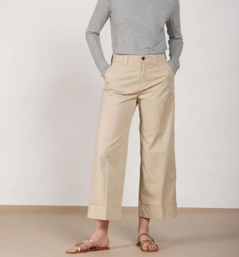 Masons New York Studio Crop Pant Sand-Pants-West of Woodward Boutique-Vancouver-Canada