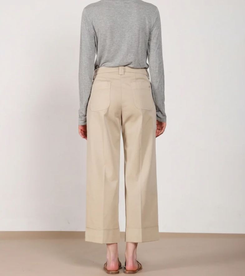 Masons New York Studio Crop Pant Sand-Pants-West of Woodward Boutique-Vancouver-Canada