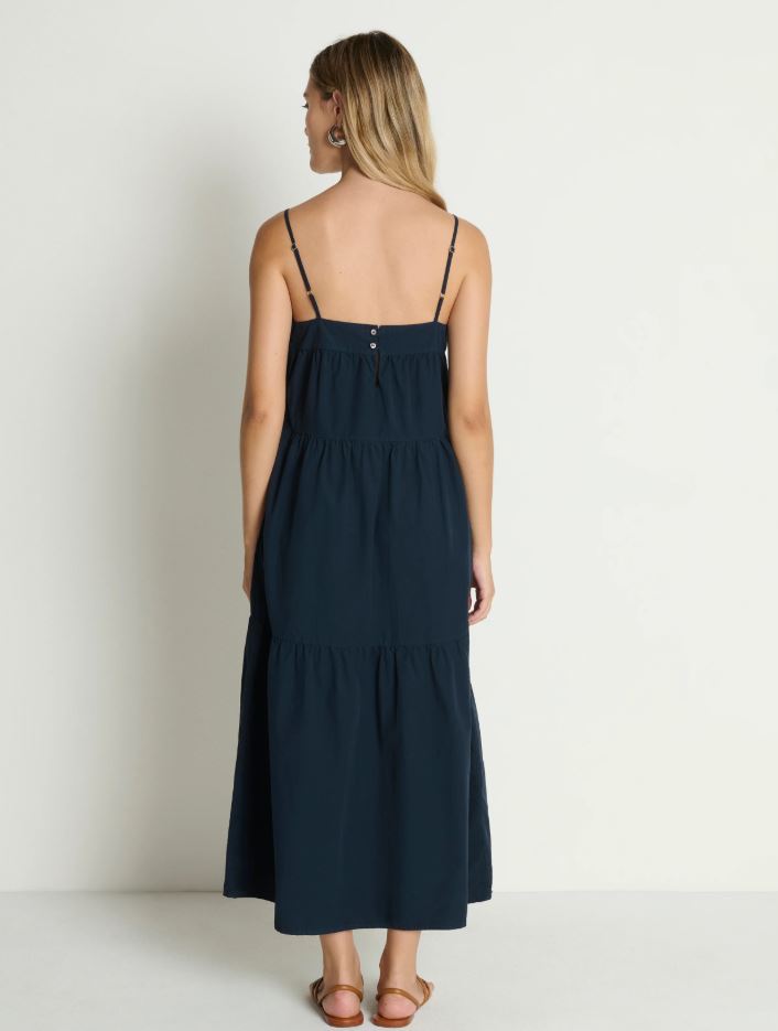 Nation Meadow Midi Dress Night Sky-Dresses-West of Woodward Boutique-Vancouver-Canada