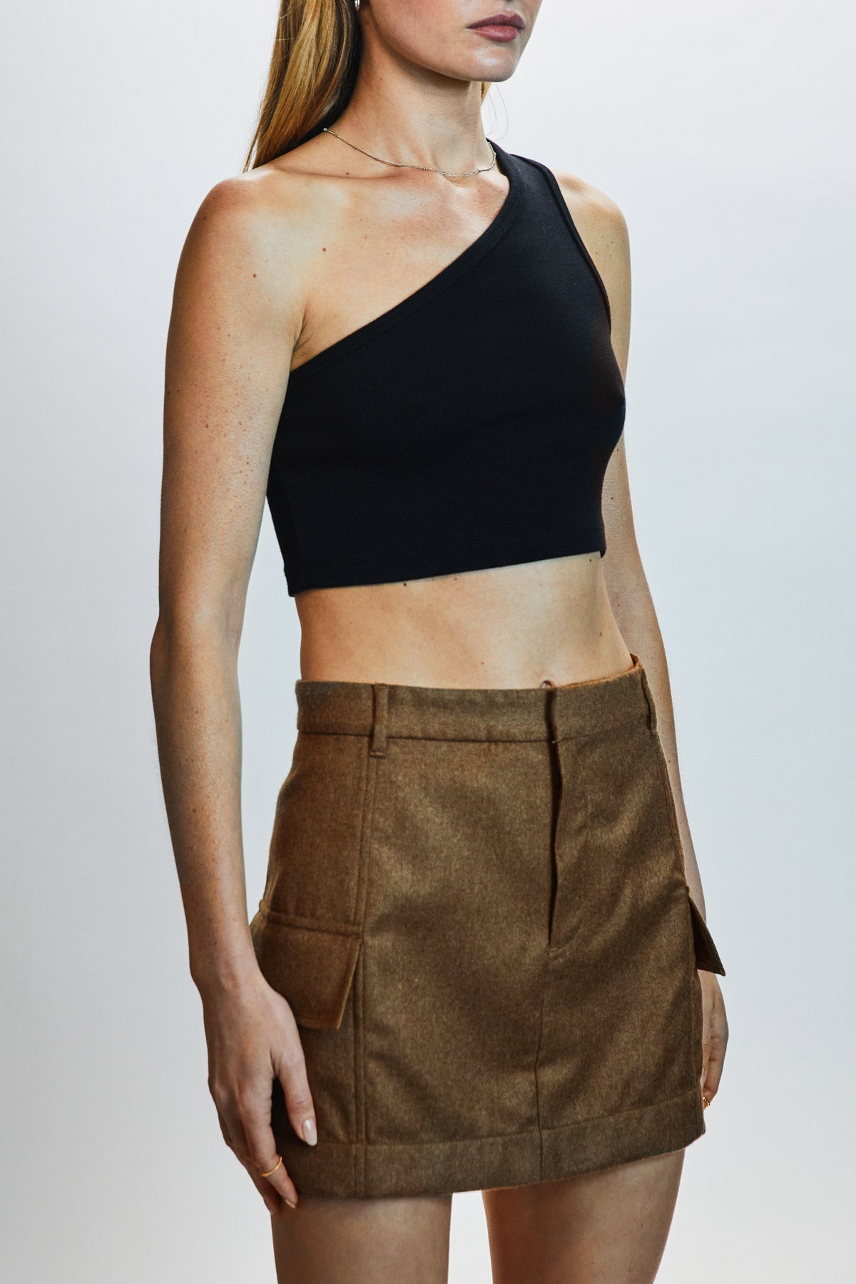 AG EmRata Collab Colombo Skirt Umber-Dresses-West of Woodward Boutique-Vancouver-Canada