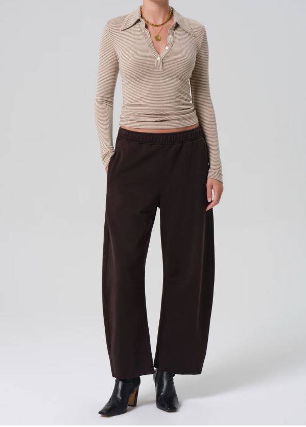 COH Miro Sweatpant Chocolate-Sweatshirts-West of Woodward Boutique-Vancouver-Canada