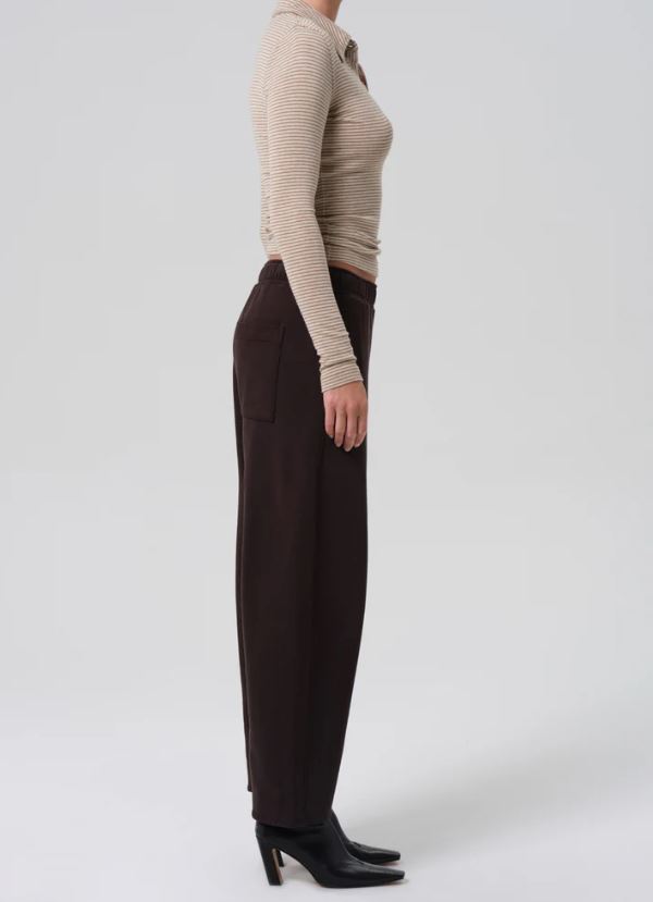 COH Miro Sweatpant Chocolate-Sweatshirts-West of Woodward Boutique-Vancouver-Canada