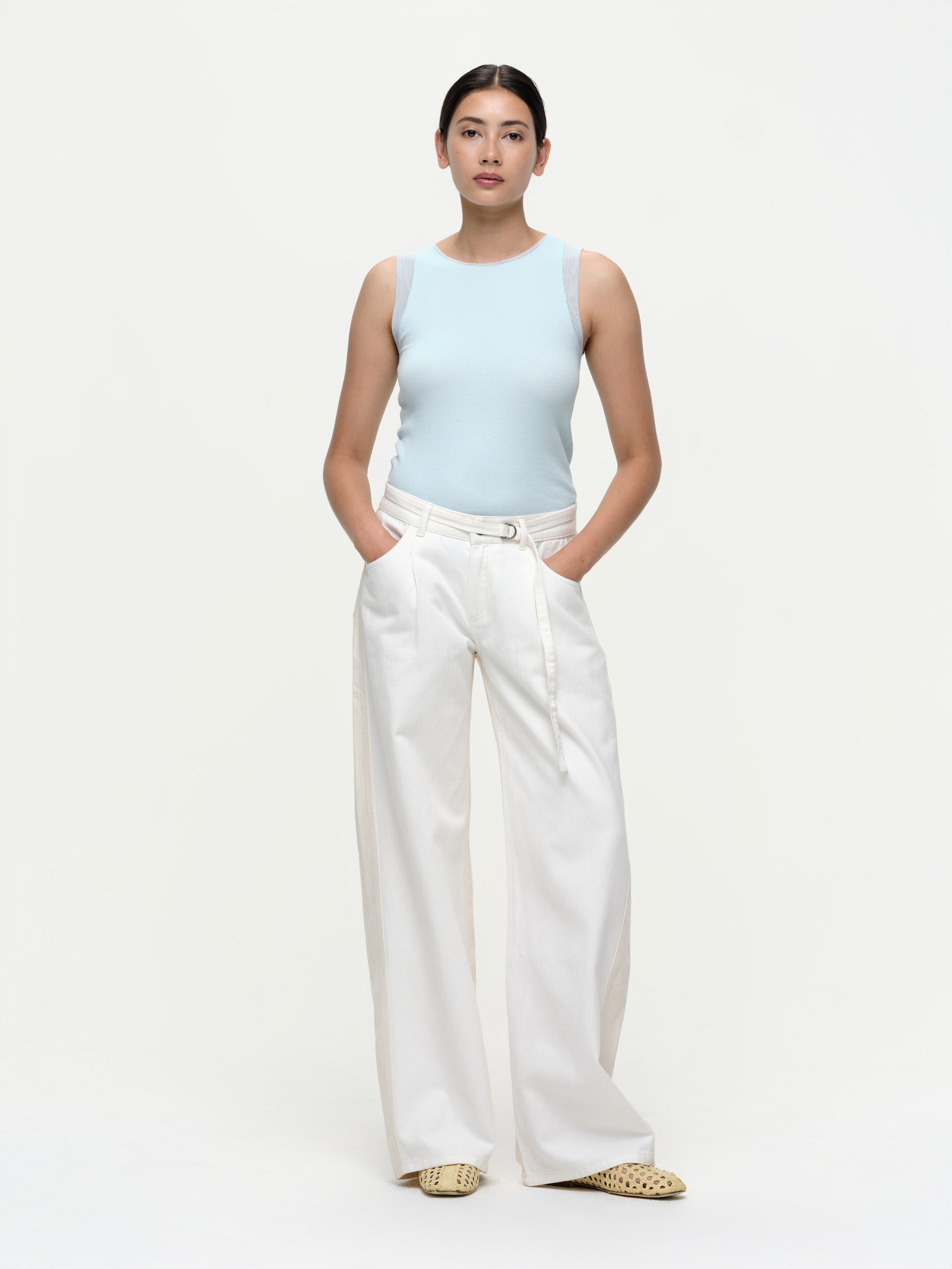 Our Sister Eve White Denim-Denim-West of Woodward Boutique-Vancouver-Canada