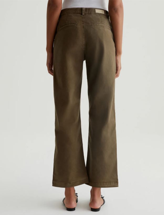 AG Caden Straight Trouser Sulfur Oak Brown-Pants-West of Woodward Boutique-Vancouver-Canada