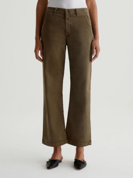 AG Caden Straight Trouser Sulfur Oak Brown-Pants-West of Woodward Boutique-Vancouver-Canada