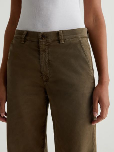 AG Caden Straight Trouser Sulfur Oak Brown-Pants-West of Woodward Boutique-Vancouver-Canada