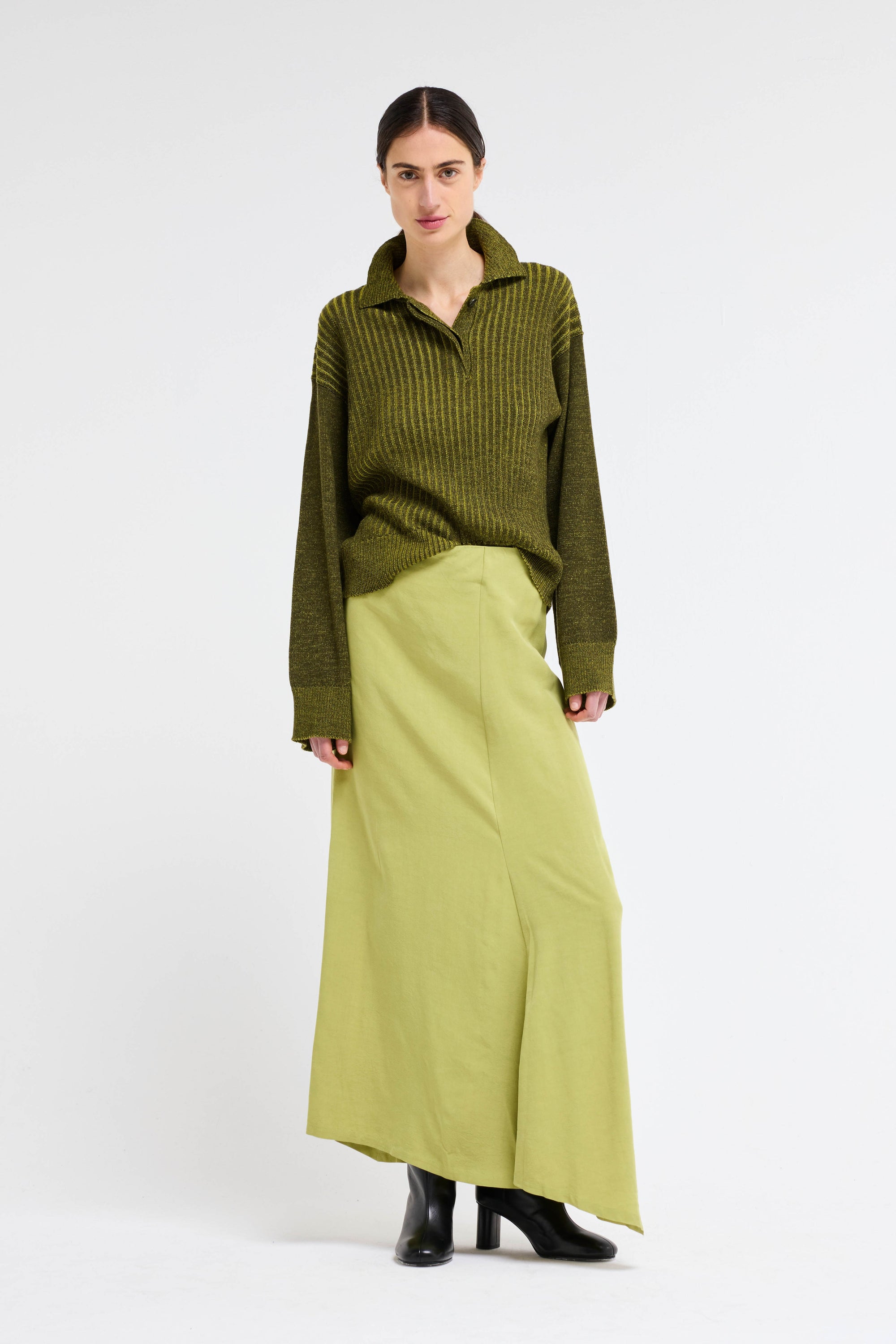 Our Sister Kazimir Sweater Khaki-Sweaters-West of Woodward Boutique-Vancouver-Canada