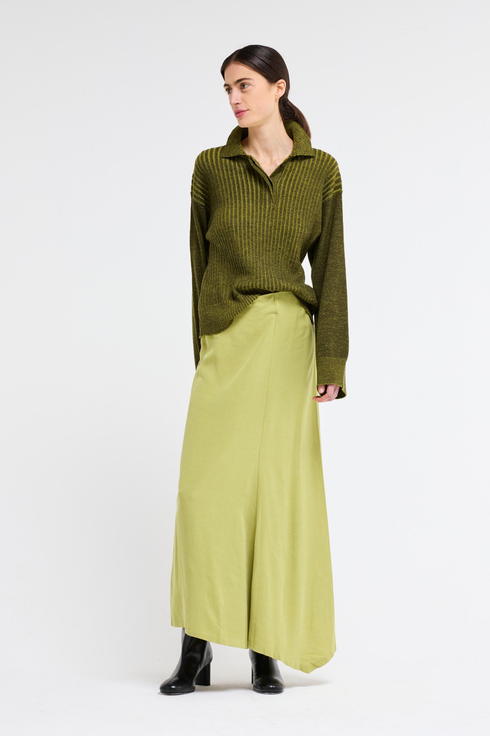 Our Sister Kazimir Sweater Khaki-Sweaters-West of Woodward Boutique-Vancouver-Canada