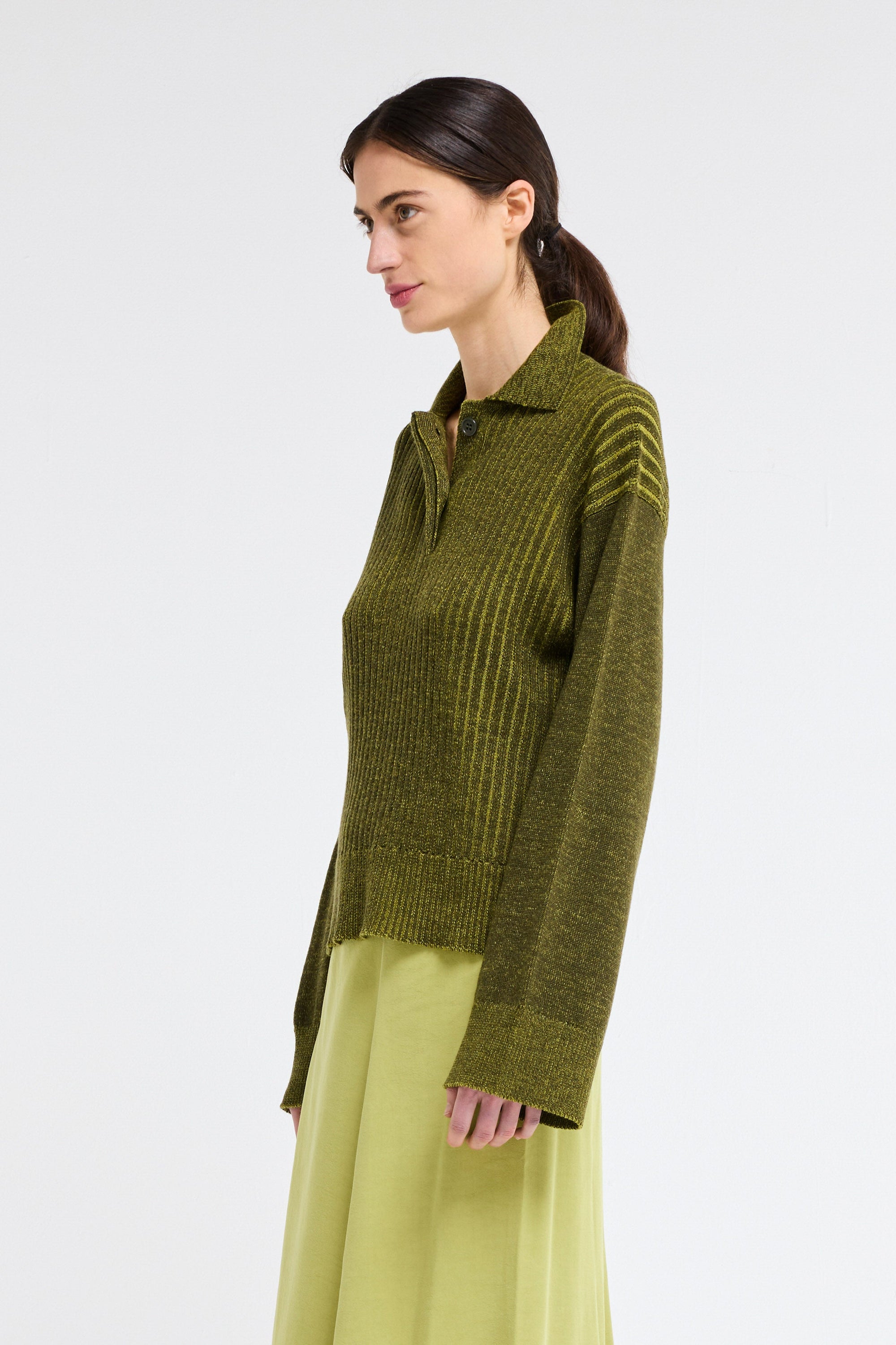 Our Sister Kazimir Sweater Khaki-Sweaters-West of Woodward Boutique-Vancouver-Canada