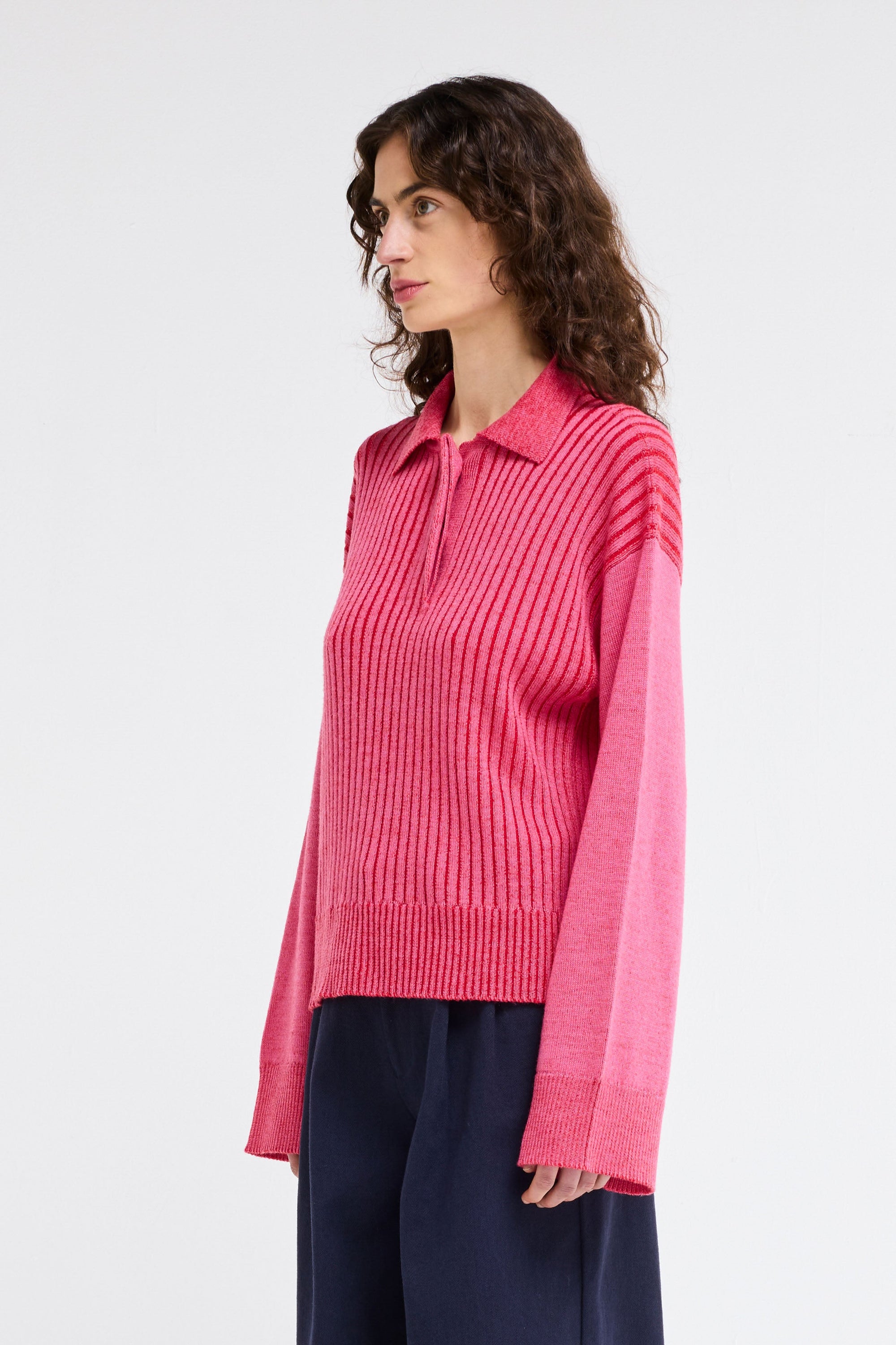 Our Sister Kazimir Sweater Pink-Sweaters-West of Woodward Boutique-Vancouver-Canada