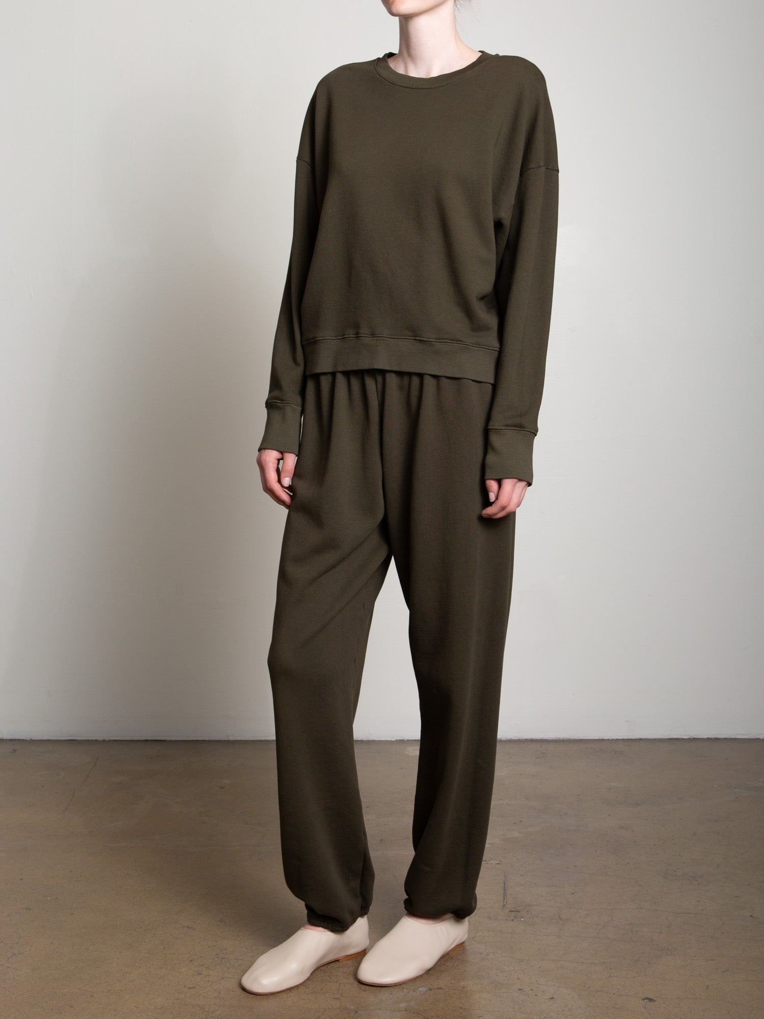 Pharaoh Milo Sweatpant Moss-Sweatshirts-West of Woodward Boutique-Vancouver-Canada