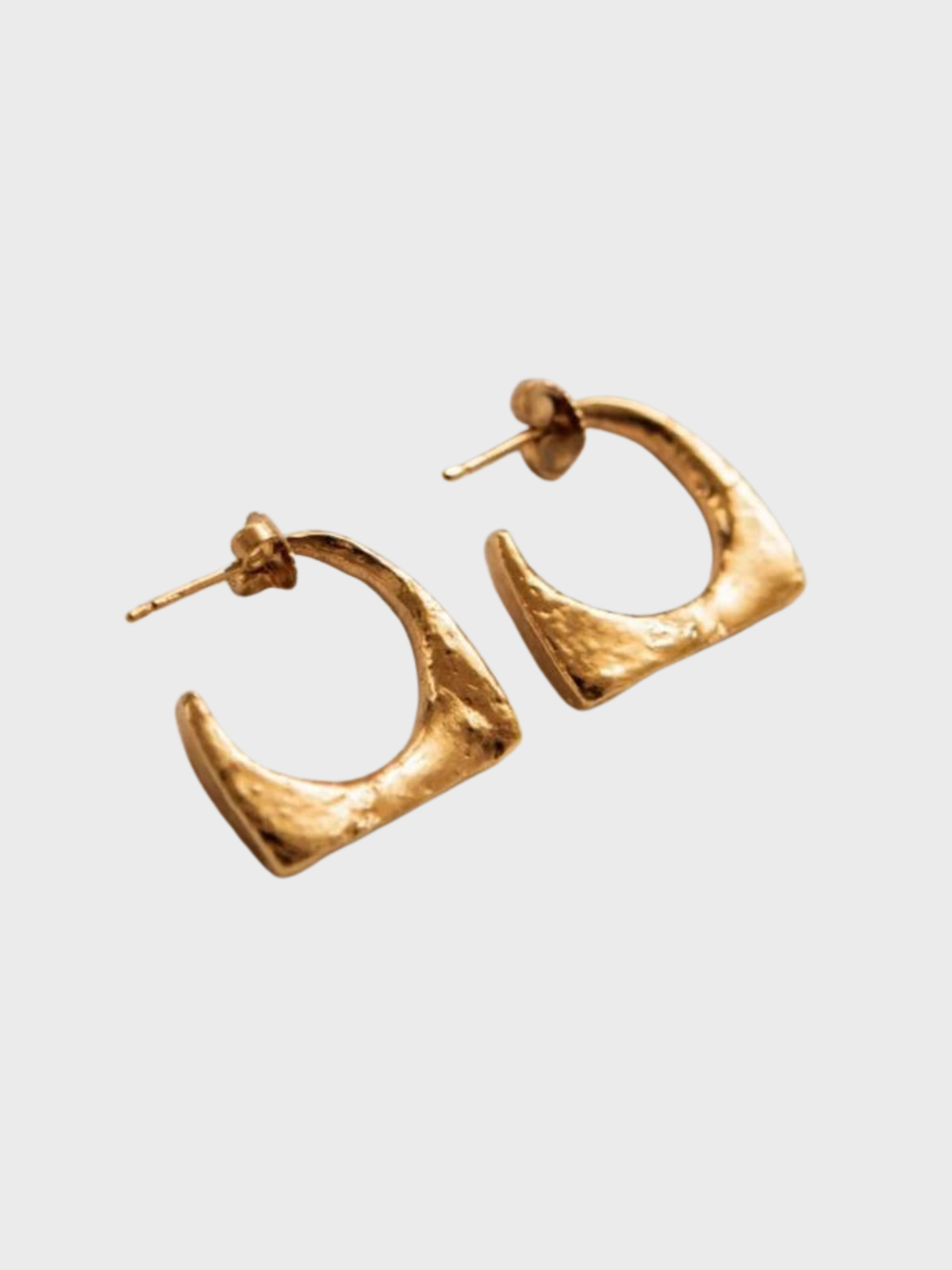Pamela Card Temple of Ceres Earrings 24K Gold Vermeil-Accessories-West of Woodward Boutique-Vancouver-Canada