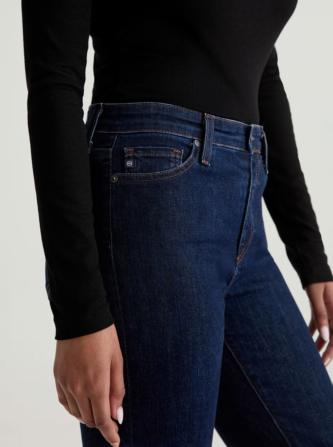 AG Mari Extended Length Jean Modern Indigo