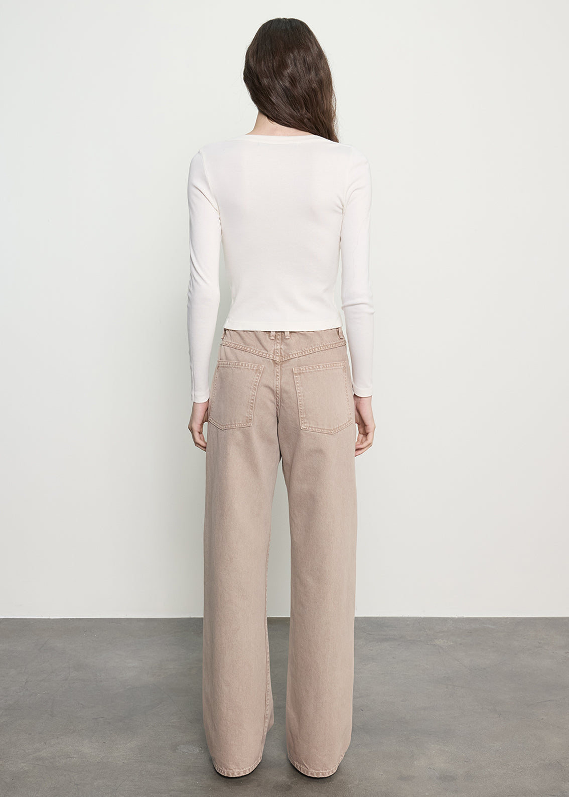 Enza Costa Supima Cotton V-neck Cardigan Cloud