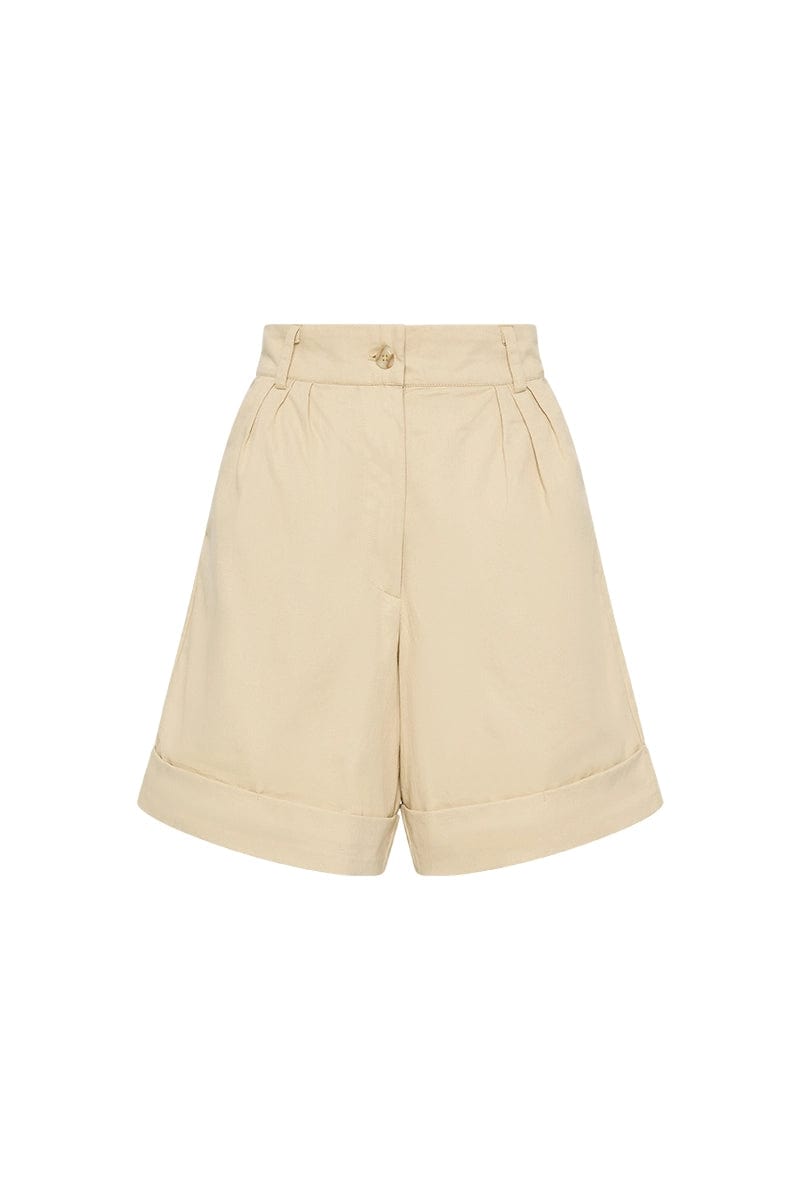 Faithfull Campania Short Bleached Sand-Shorts-West of Woodward Boutique-Vancouver-Canada