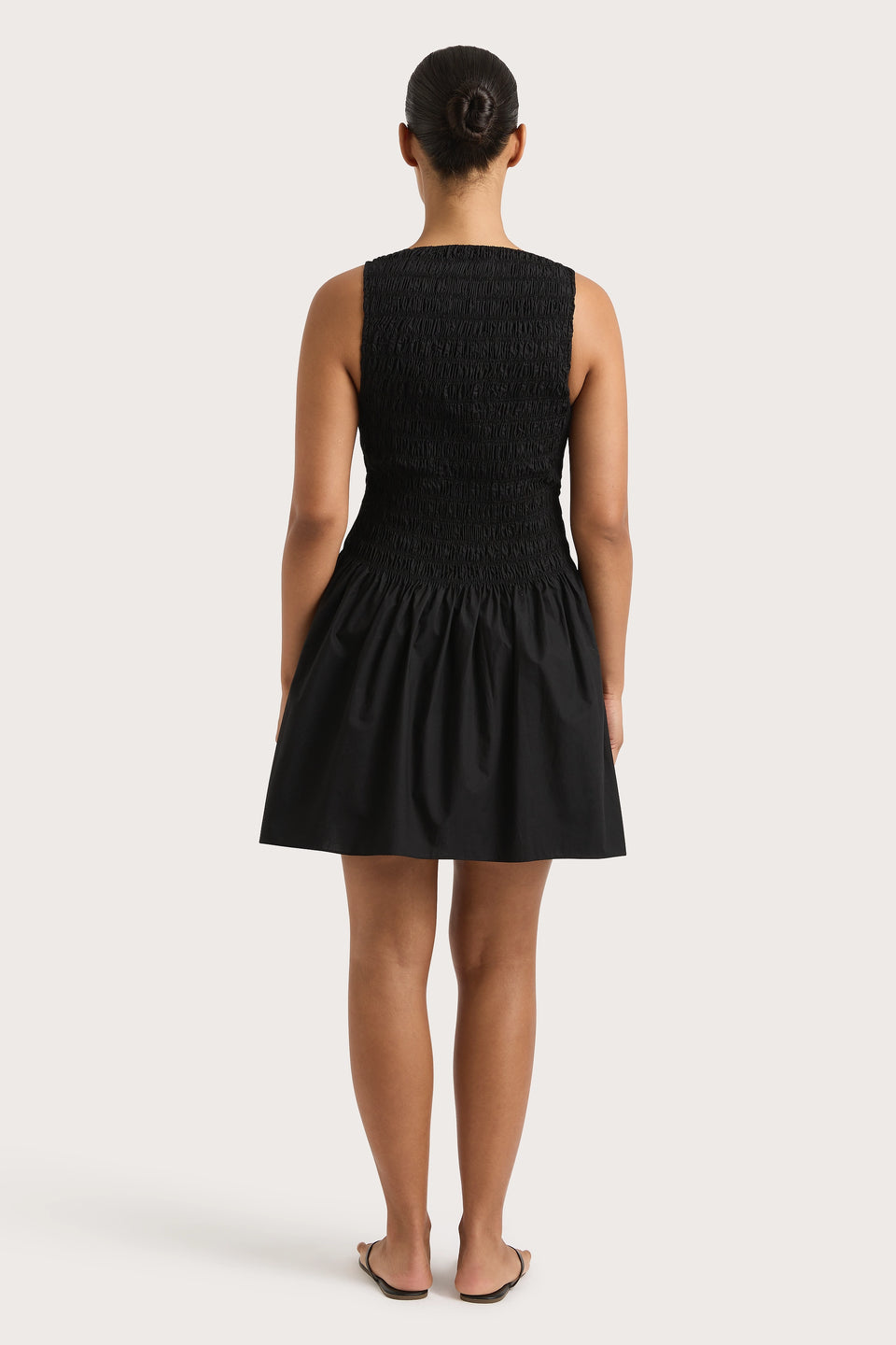 Faithfull the Brand Noa Mini Dress- Black-Dresses-West of Woodward Boutique-Vancouver-Canada