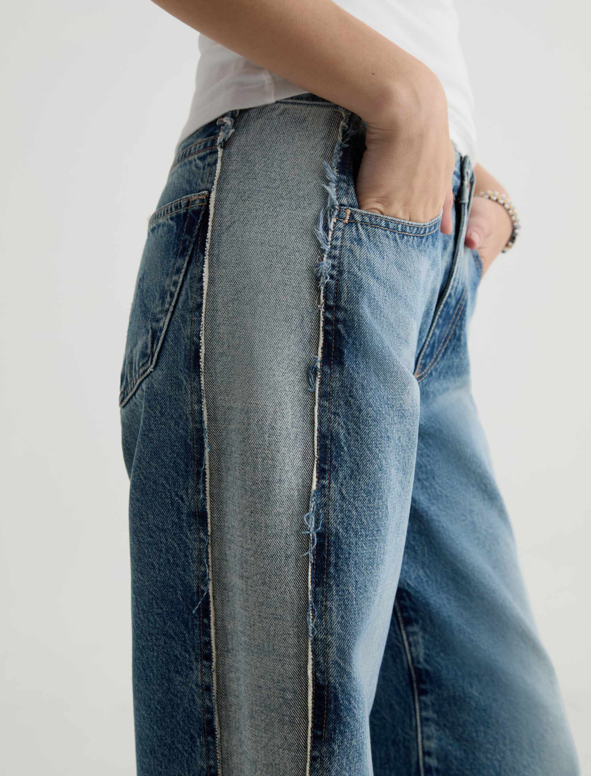 AG Adria Low Rise Colorblock 13 Yrs Otherworldly-Denim-West of Woodward Boutique-Vancouver-Canada