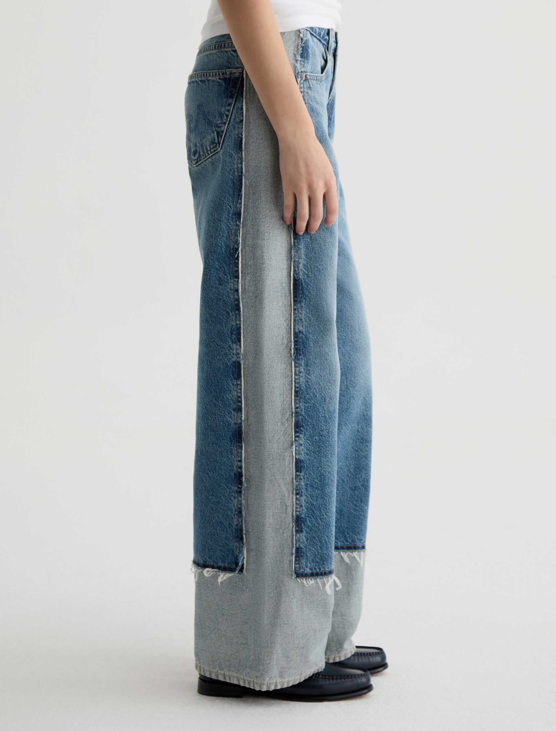 AG Adria Low Rise Colorblock 13 Yrs Otherworldly-Denim-West of Woodward Boutique-Vancouver-Canada