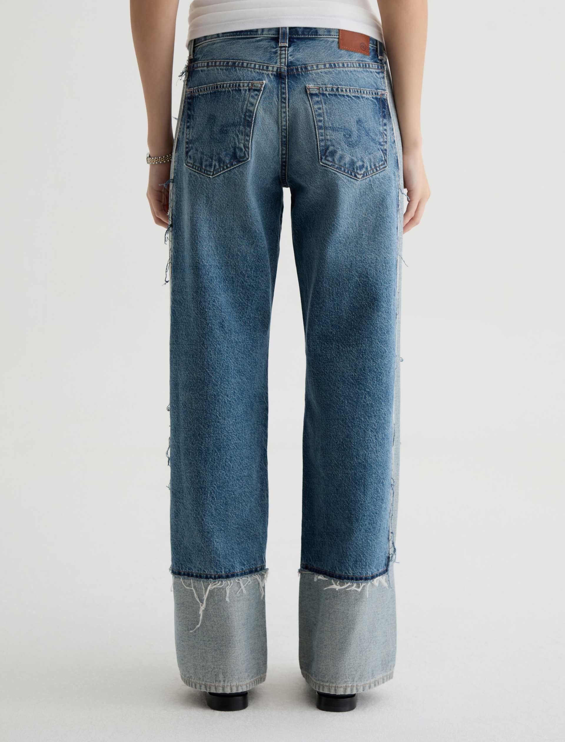 AG Adria Low Rise Colorblock 13 Yrs Otherworldly-Denim-West of Woodward Boutique-Vancouver-Canada