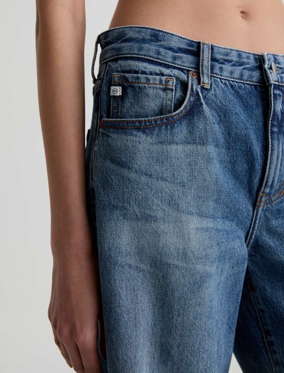 AG Saige Wide Leg Denim Jeans Nostalgia-Denim-West of Woodward Boutique-Vancouver-Canada