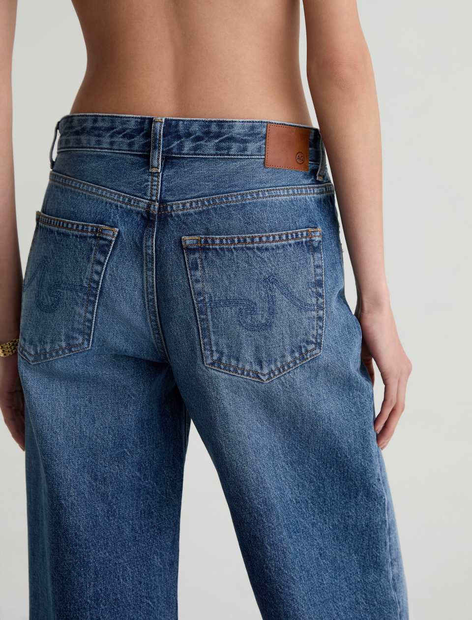 AG Saige Wide Leg Denim Jeans Nostalgia-Denim-West of Woodward Boutique-Vancouver-Canada