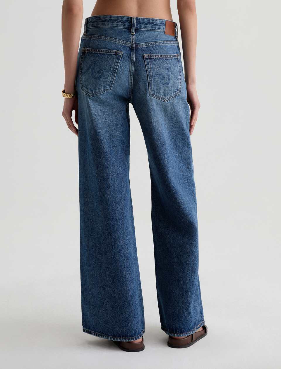 AG Saige Wide Leg Denim Jeans Nostalgia-Denim-West of Woodward Boutique-Vancouver-Canada