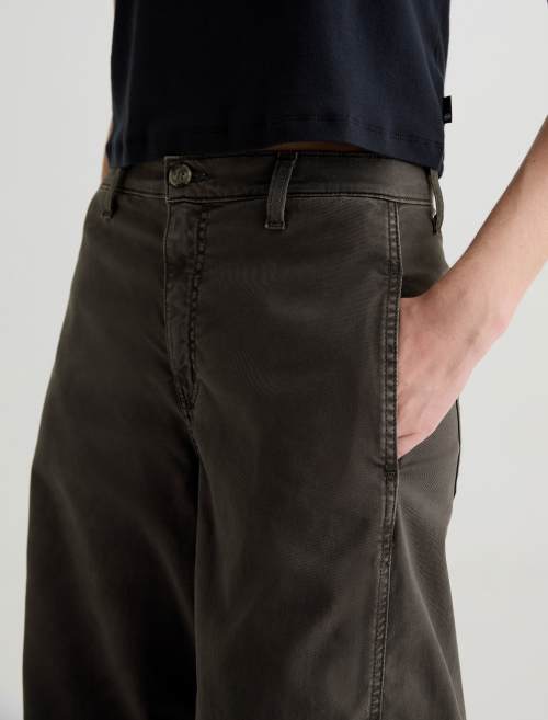 AG Fiona Trouser Sulfur Misty Grey-Pants-West of Woodward Boutique-Vancouver-Canada