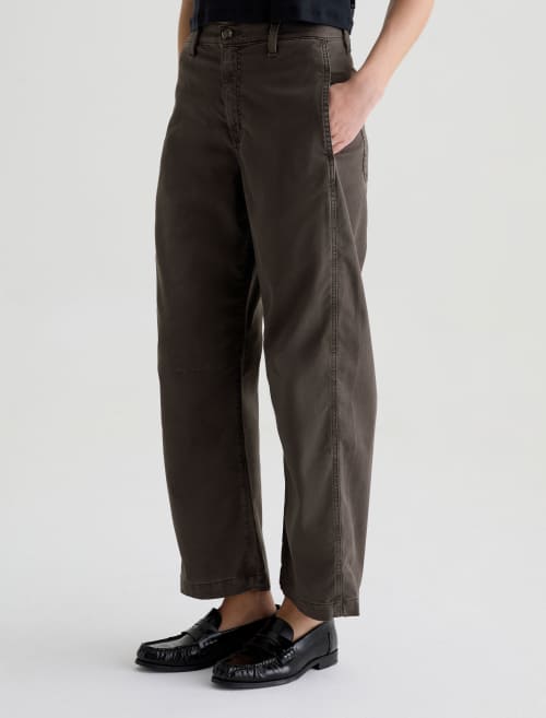 AG Fiona Trouser Sulfur Misty Grey-Pants-West of Woodward Boutique-Vancouver-Canada