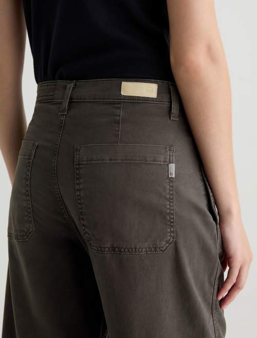 AG Fiona Trouser Sulfur Misty Grey-Pants-West of Woodward Boutique-Vancouver-Canada
