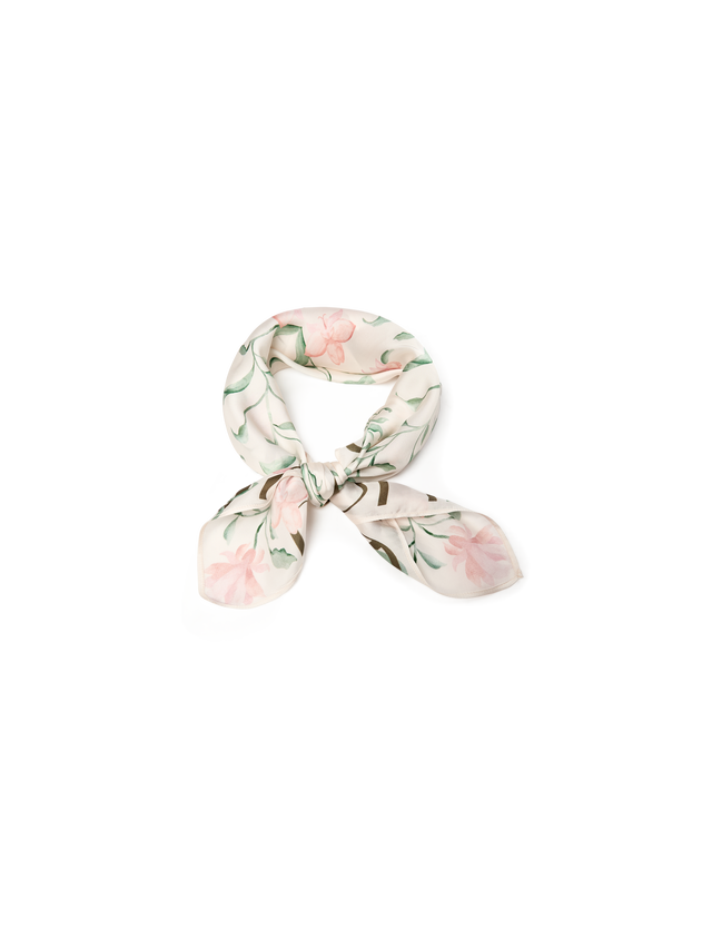 Mos Mosh Orchid Scarf Turf Green-Accessories-West of Woodward Boutique-Vancouver-Canada