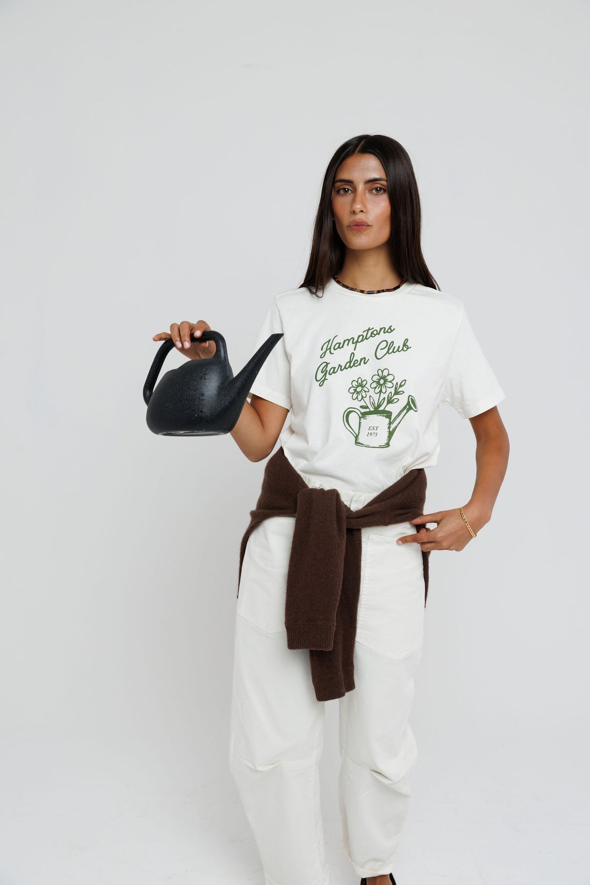 Sunny Somewhere Hampton Garden Club Everyday Tee Off White-T-Shirts-West of Woodward Boutique-Vancouver-Canada