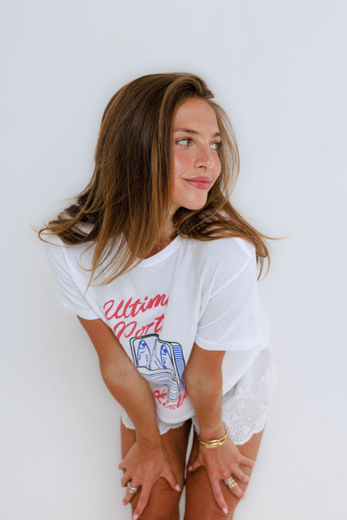 Sunny Somewhere Lisbon Sardines Tee White-T-Shirts-West of Woodward Boutique-Vancouver-Canada