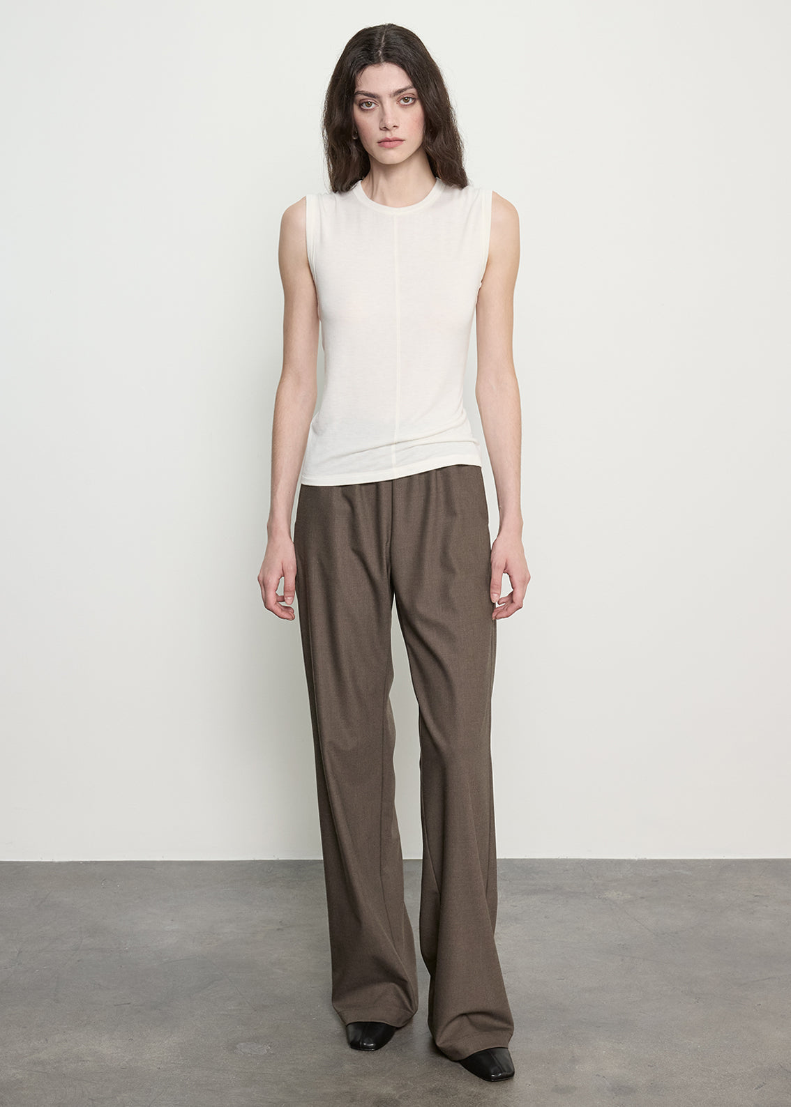 Enza Costa Everywhere Pant Brown Heather