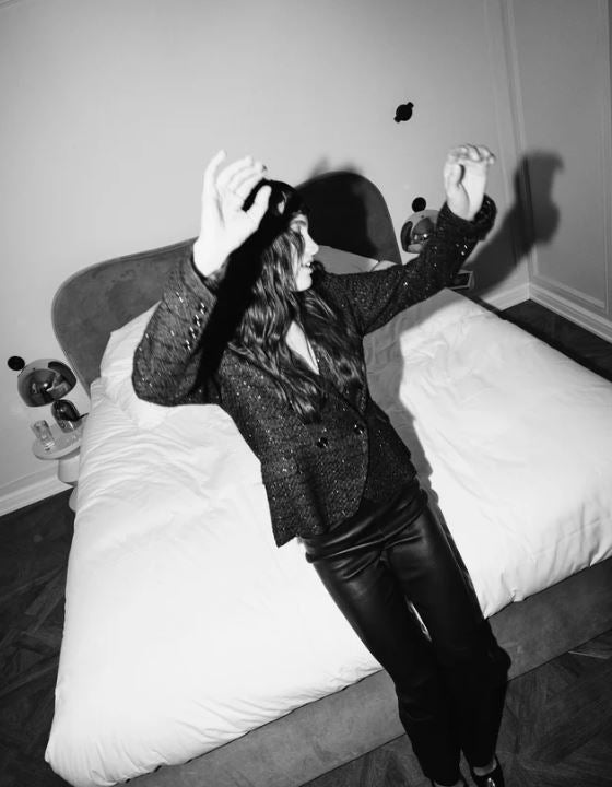 Mos Mosh Sarina Long Leather Legging Black-Pants-West of Woodward Boutique-Vancouver-Canada