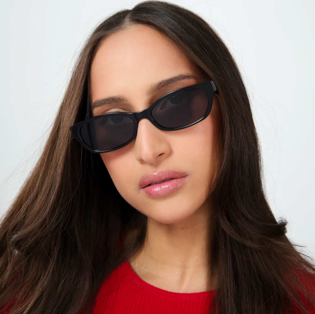 Illesteva Encinitas Black Sunglasses-Accessories-West of Woodward Boutique-Vancouver-Canada