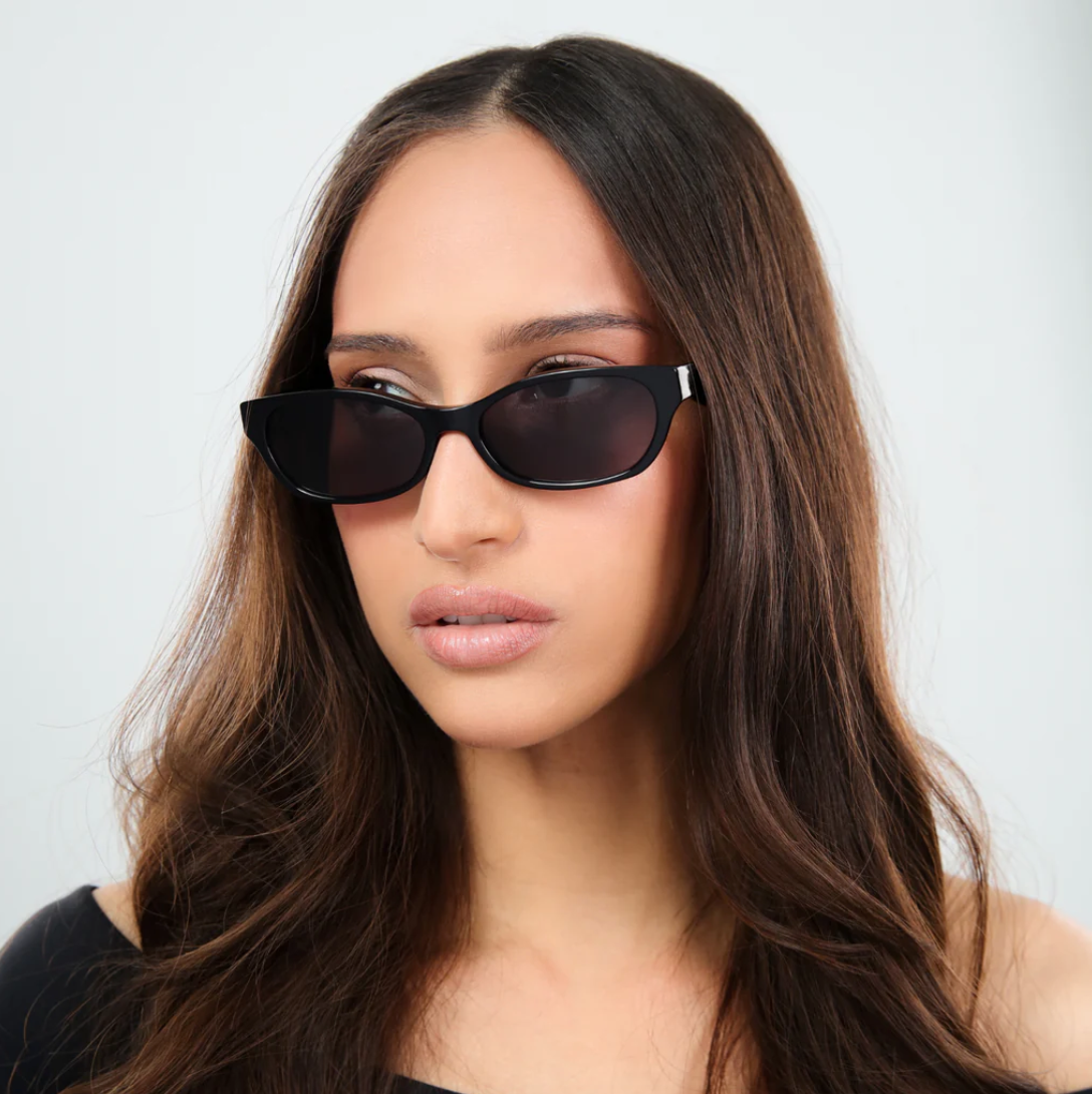 Illesteva Encinitas Black Sunglasses-Accessories-West of Woodward Boutique-Vancouver-Canada