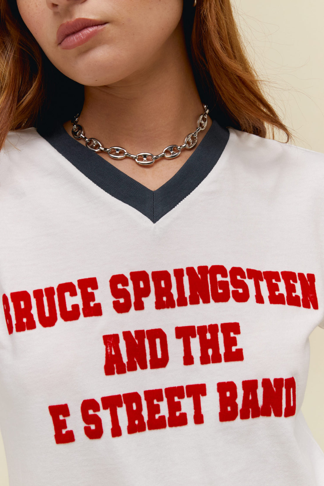 Daydreamer Bruce Springsteen E Street Band Tee Vintage White-T-Shirts-West of Woodward Boutique-Vancouver-Canada