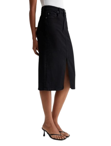 AG Tefi Skirt Black Cast-Dresses-West of Woodward Boutique-Vancouver-Canada