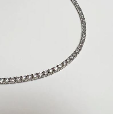 Enti Ana Tennis Necklace 16&quot;-Accessories-West of Woodward Boutique-Vancouver-Canada