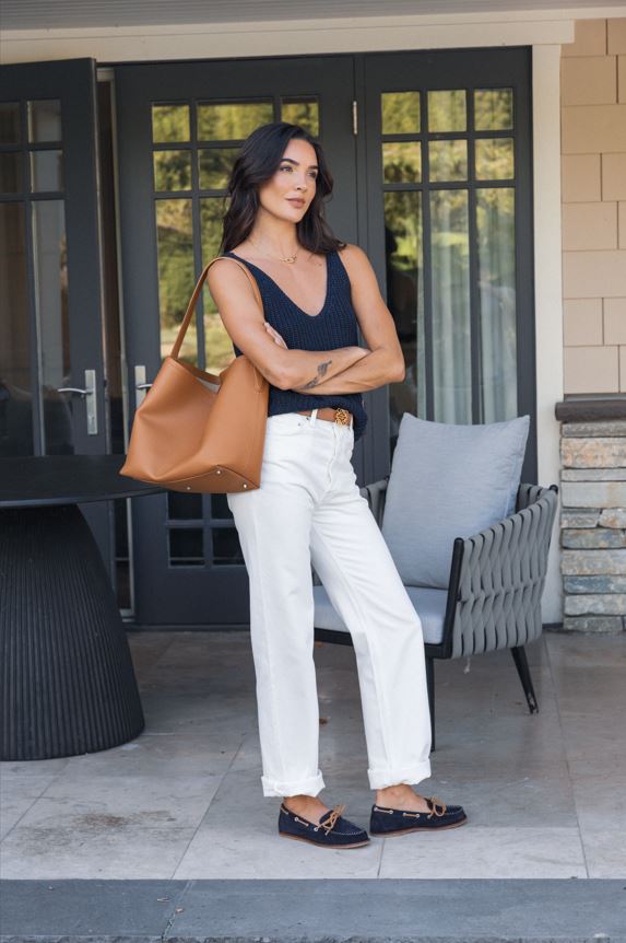 Sister Soeur Tessa Tote Bag Tan Leather-Accessories-West of Woodward Boutique-Vancouver-Canada