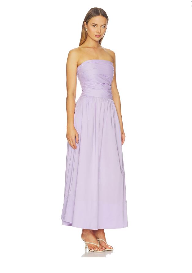Faithfull Vera Maxi Dress Lilac-Dresses-West of Woodward Boutique-Vancouver-Canada