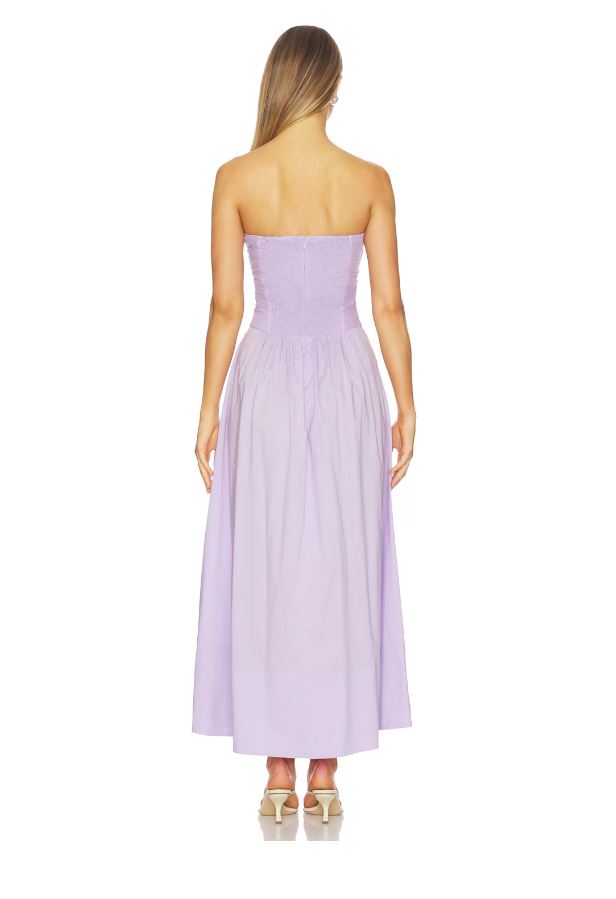 Faithfull Vera Maxi Dress Lilac-Dresses-West of Woodward Boutique-Vancouver-Canada